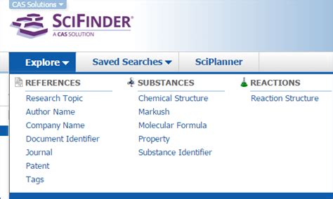 scifinder and other structure searches
